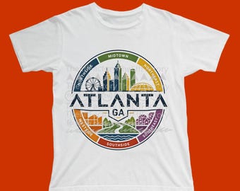 White Tee ATLANTA City Shirt