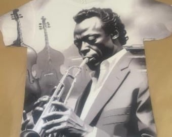 M!les Davis Shirt In The Club Jazz Music Legends Black History Month Old School