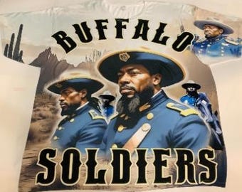 Buffalo Soldiers Shirt African American War Heroes Juneteenth Black History Month Mothers day Fathers Day Gifts Christmas
