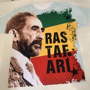 HAILE Selassie RASTAFARI Shirt His Imperial Majesty Conquering Lion Of Judah Rasta Selassie I Jamaica Africa Ethiopia Black History Month
