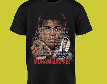 Boxing Shirt Muh@mmad Al! Champ Legend Collage Black History Month Sports 3
