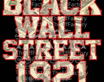 PNG Digital Download BLACK WALL Street Oklahoma 1921 History 2