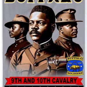 Buffalo Soldiers Flag Heroes 3 FT X 5 FT By Any Means Necessary Freedom JUneteenth Gifts Black History Month FBA