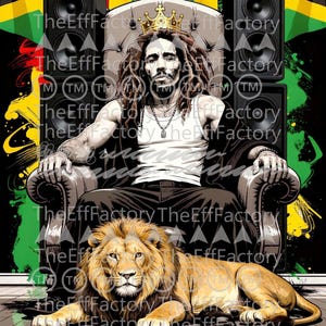 Bob Marley Lion Png - Etsy