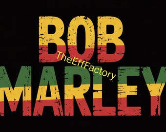 Bob Marley Happy Birthday Card, Jamaica, Rasta Lion. Wailers