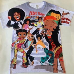 Betty B00p Meets S0UL Train Shirt Esther Jones Original Betty Black Singer Jazz Soul Black history Month Juneteenth