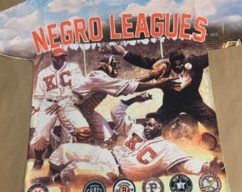 NEGR0 LE@GUES Team Baseball Shirt Juneteenth Black History Month