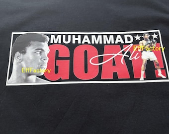 Muhammad Ali Shirt GOAT Boxing The Greatest FBA JUneteenth Black History Month Mothers Day Fathers Day Gifts Christmas