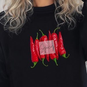 Spicy Sweatshirt | Spicy Sweater for Spicy Food Lovers, Spicy Smut Readers, Spicy Romance Lovers | Spicy Cozy Shirt Gift for Her or Him