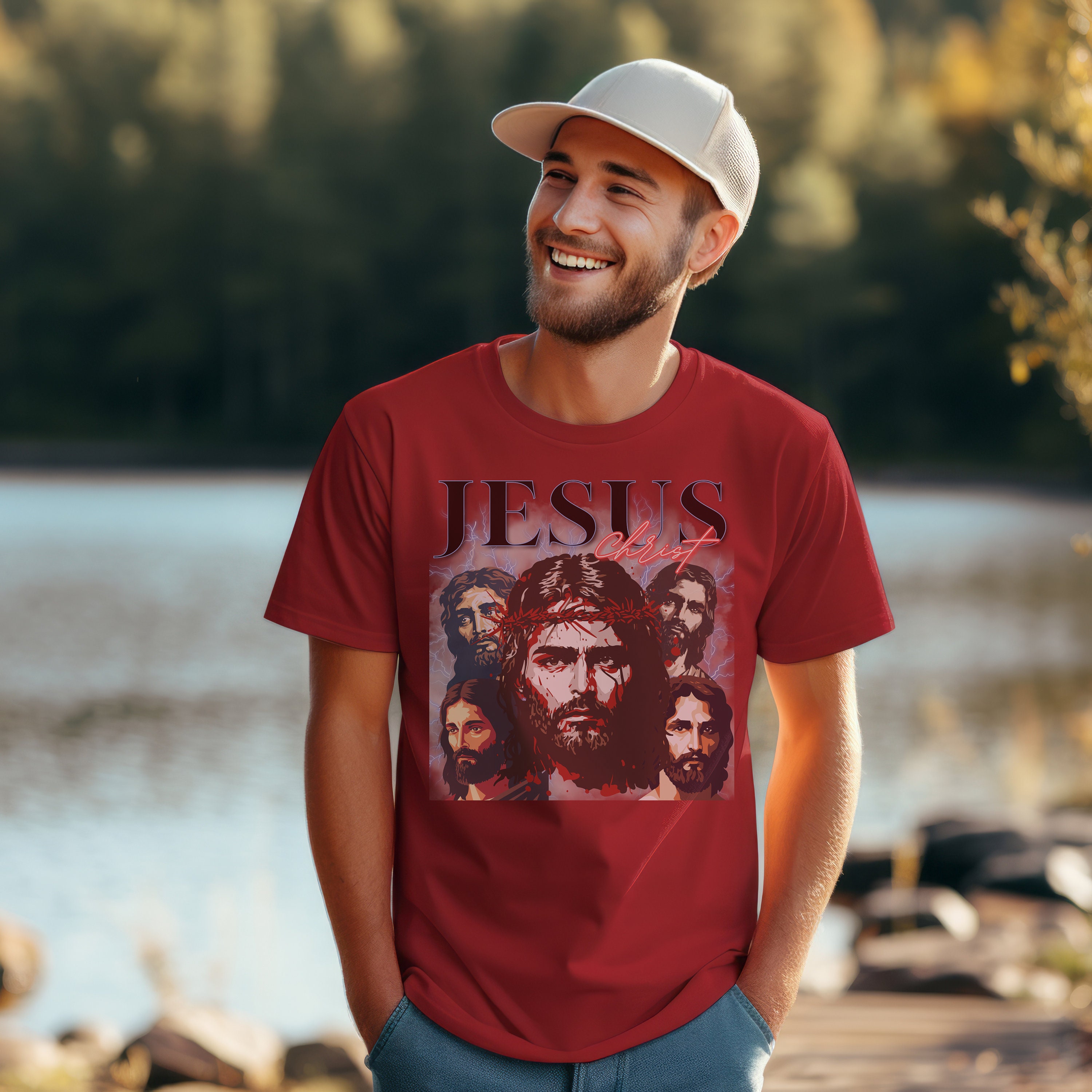 Vintage Bootleg Jesus Christ Shirt Funny Ridiculous Easter Tshirt ...