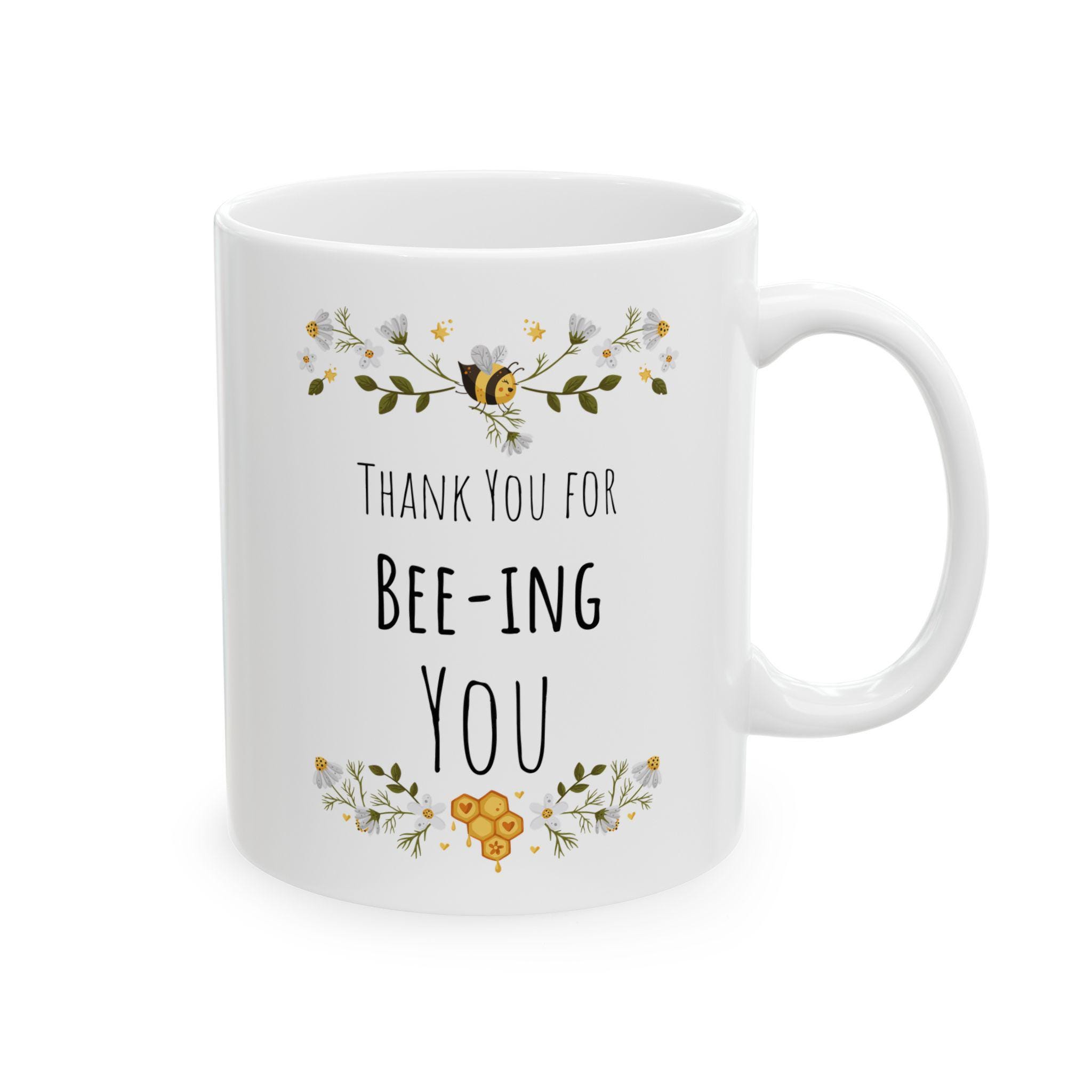 Regalo personalizzato – Vespa tazza, motivo: animale insetto, bianco) – qualsiasi nome/messaggio sulla tua tazza unica – giallo Bumble Bee