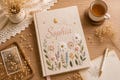 Personalized Custom Hand Embroidered Journal Notebook A5 A6 size, Linen Fabric Hard Cover Notebook, Unique Custom Handmade Gift & Keepsakes product logo