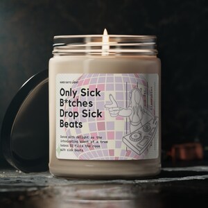 Custom dj Gift, Funny dj Gifts Idea, Disc Jockey Wedding dj gift,  Funny Gift for dj, Gifts for house dj, dj funny soy candle, dj gift idea