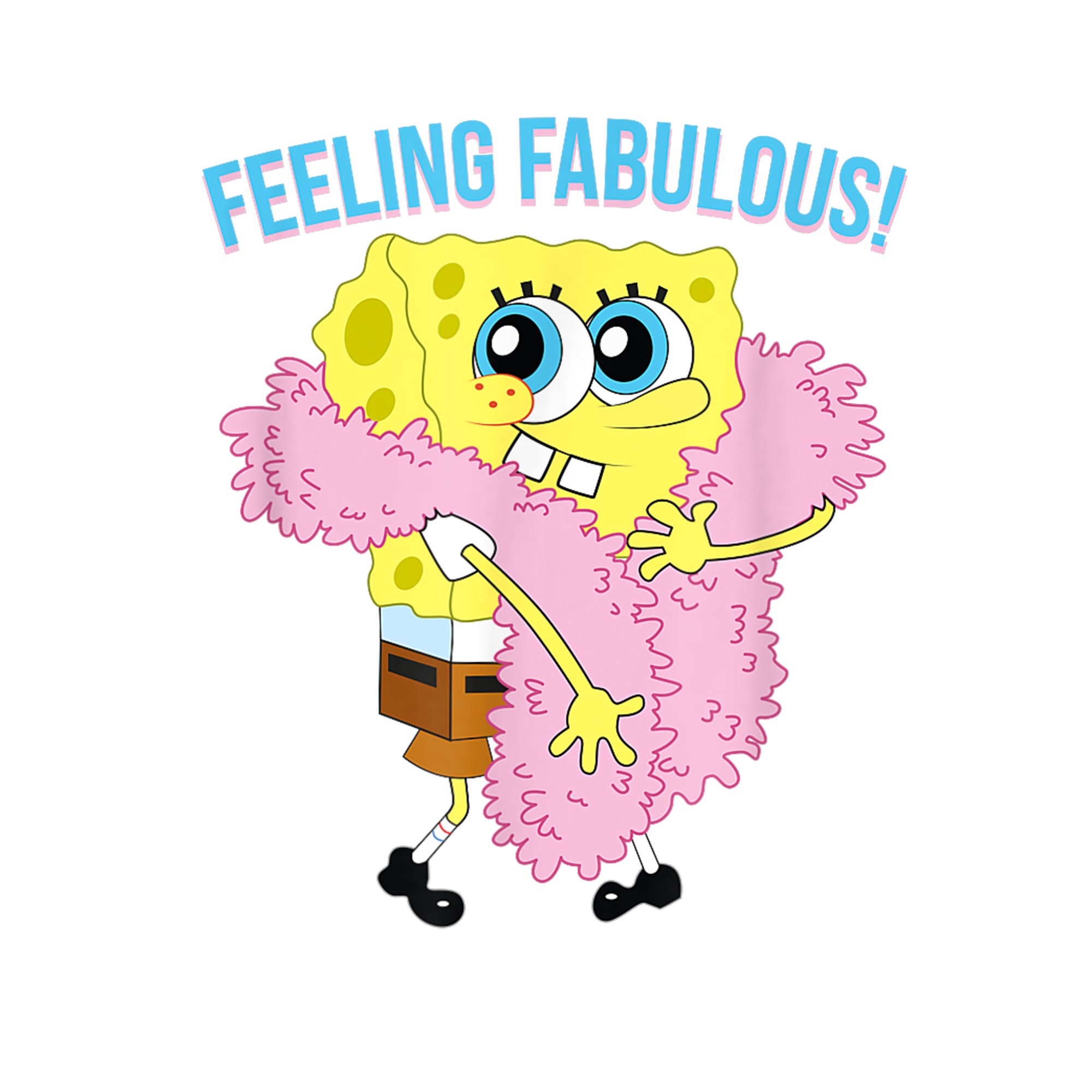 Mademark X Spongebob Squarepants Spongebob in Feather Boa Feeling ...