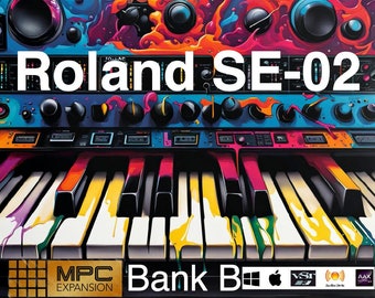 Roland Se02 Samples MPC Expansion + DAW plugin VST Au Aax mac/win Bank B