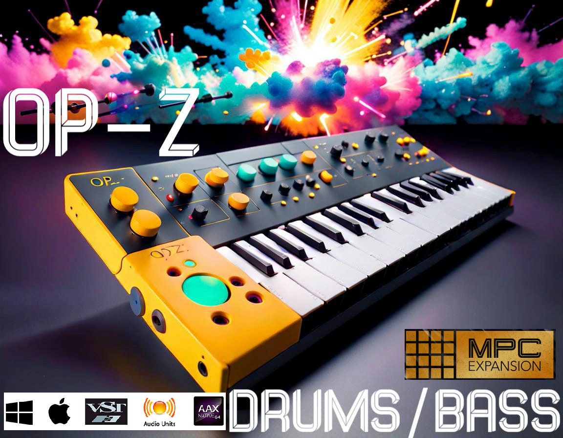 Teenage Engineering OP-Z Samples Sample MPC Expansion + DAW plugin Vst Au Aax mac+win Drums/Bass