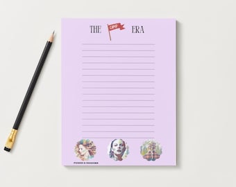 Camp Era Notepad, Teenager Notepad, Stationery, TS Notepad, Swiftie Paper, To Do List, Notepads for Teens