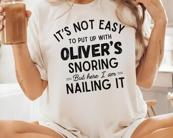 Comfort Colors Funny Couple Shirt, Funny Custom Name Tee, Personalized Couple Shirt, Sarcastic Couple Tee, Anniversary Gift, Couple Shirt