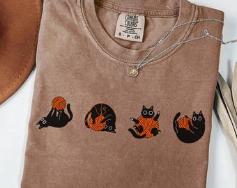 Comfort Colors® Cat Sewing Shirt, Funny Cat Shirt, Sewing Lover Shirt, Funny Sewing Shirt, Cat Lover Shirt, Sewing Mom Shirt, Sewing Gift