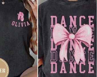 Custom Dance Mom Shirt, Personalized Dance Team Name Tee, Ballet Mom Gift, Dance Competition Shirt, Dancer Mom Gift, Dance Mama Shirt