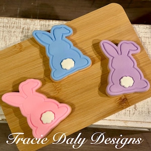 Easter faux cookies-easter egg fake bake-Easter treat-Easter faux treat-faux easter egg cookies-Easter bunny butt faux cookies-bunny butt