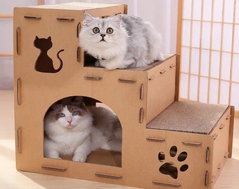 Architectural Cat House - Cardboard Cat House - Design Pet House