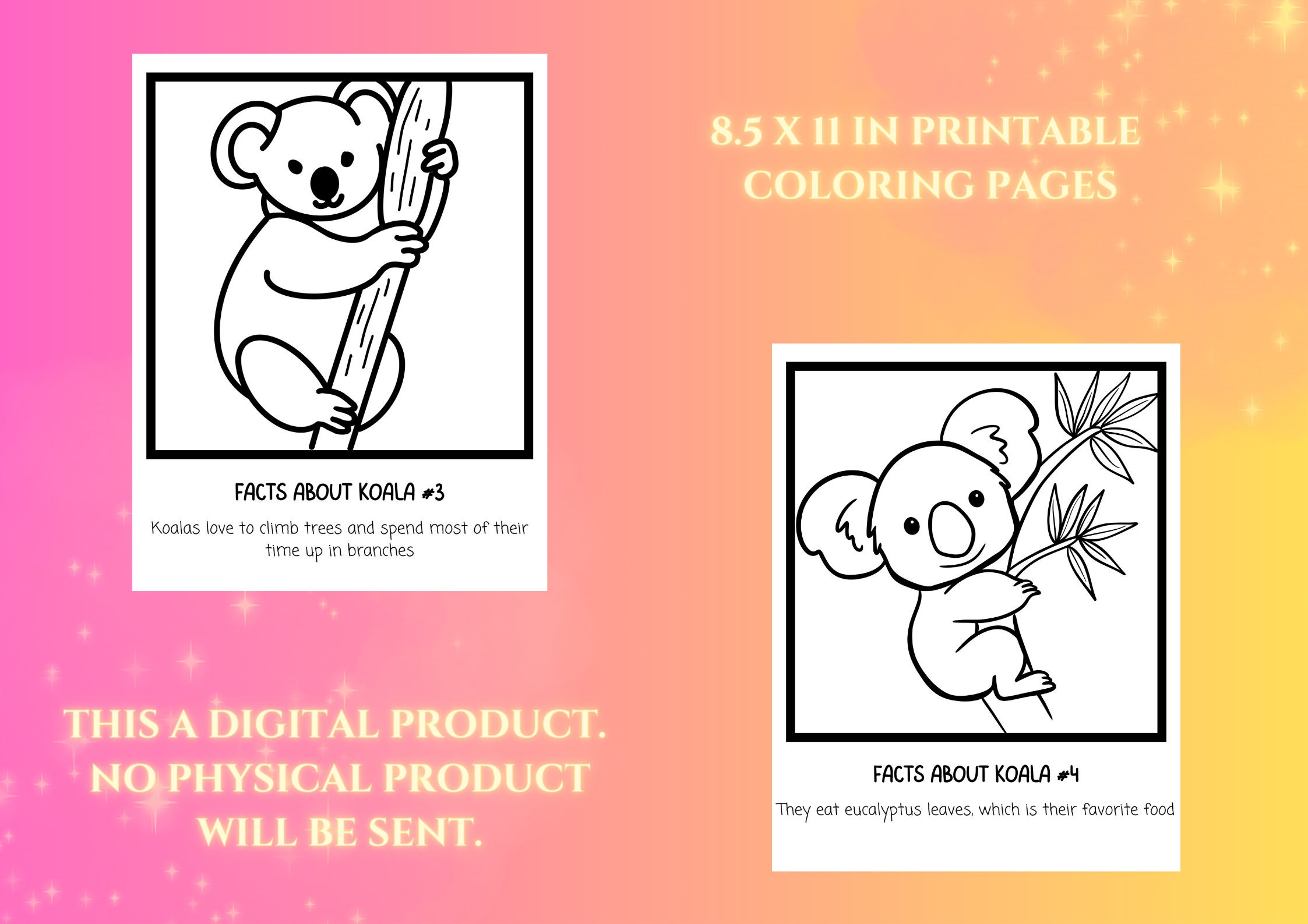 Koala, Coloring Pages, Coloring Book, Kids, Animal, Printable, Coloring ...