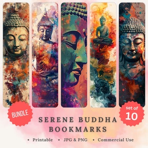 Buddha Bookmark Serenity Printable Bookmarks Spiritual Art Buddhism Art Abstract design Buddha Lover Buddha Png Buddha Print