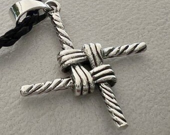 Saint Brigid’s Cross Pendant Sterling Silver 925 – Handmade Celtic Knot Irish Necklace, St Brigid Protection Gift