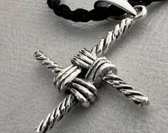 Saint Brigid’s Cross Pendant – St Brigid Celtic Knot Jewelry Gift, Handmade Sterling Silver 925 Wicca Amulet, Spiritual Protection Necklace