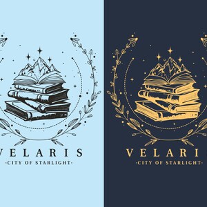 Floral Velaris City Of Starlight PNG, Velaris The Night Court Png, Acotar Png, Velaris ACOTAR Png, SJM Merch Png, Bookish Png, Bookworm Png