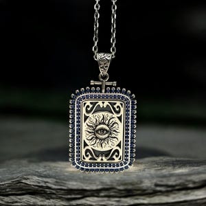 Personalized Sterling Silver Initial Necklace - Floral Letter Pendant