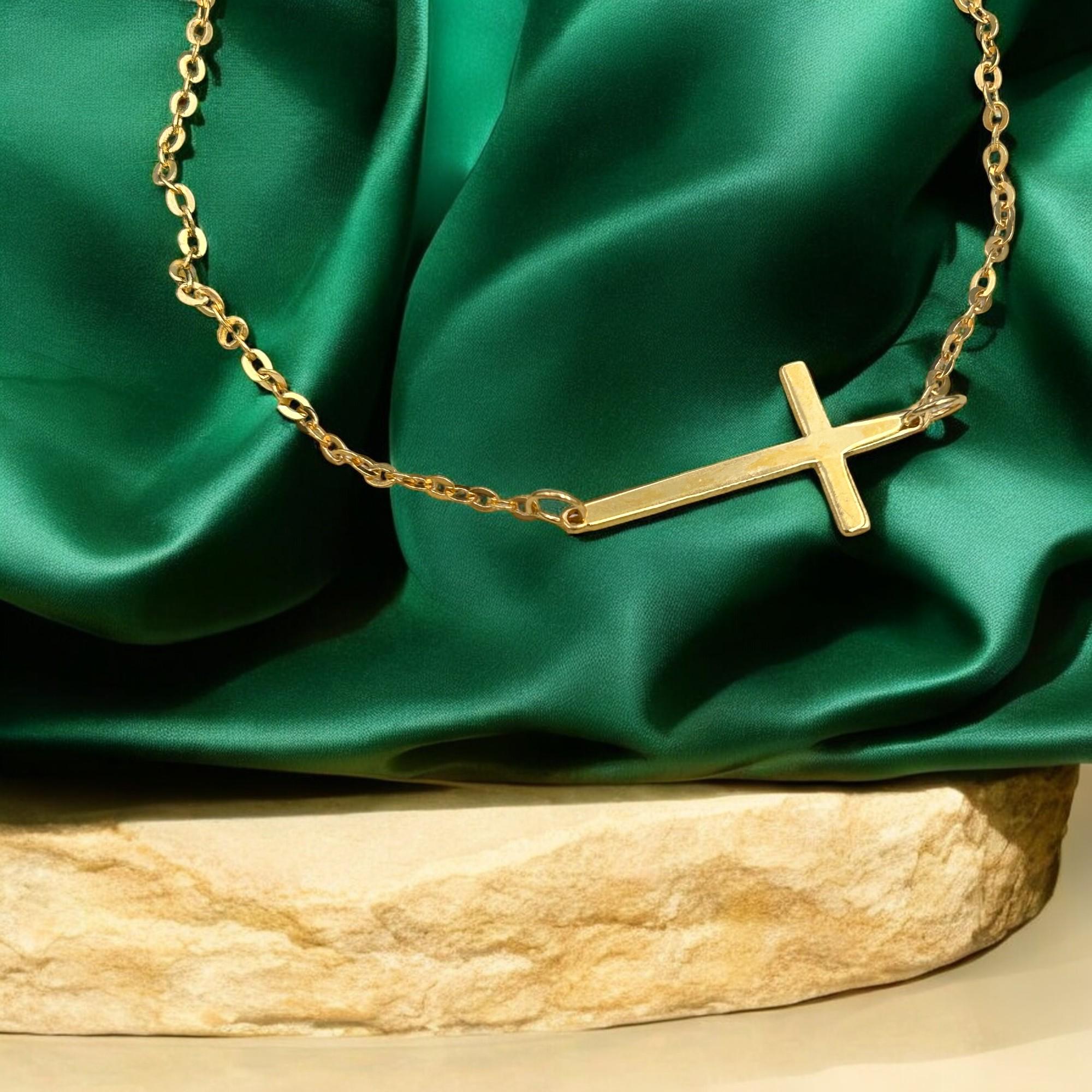 Ciondolo A Forma Di Croce Ankh In Oro Giallo 14k!! - Italia - Foto 2