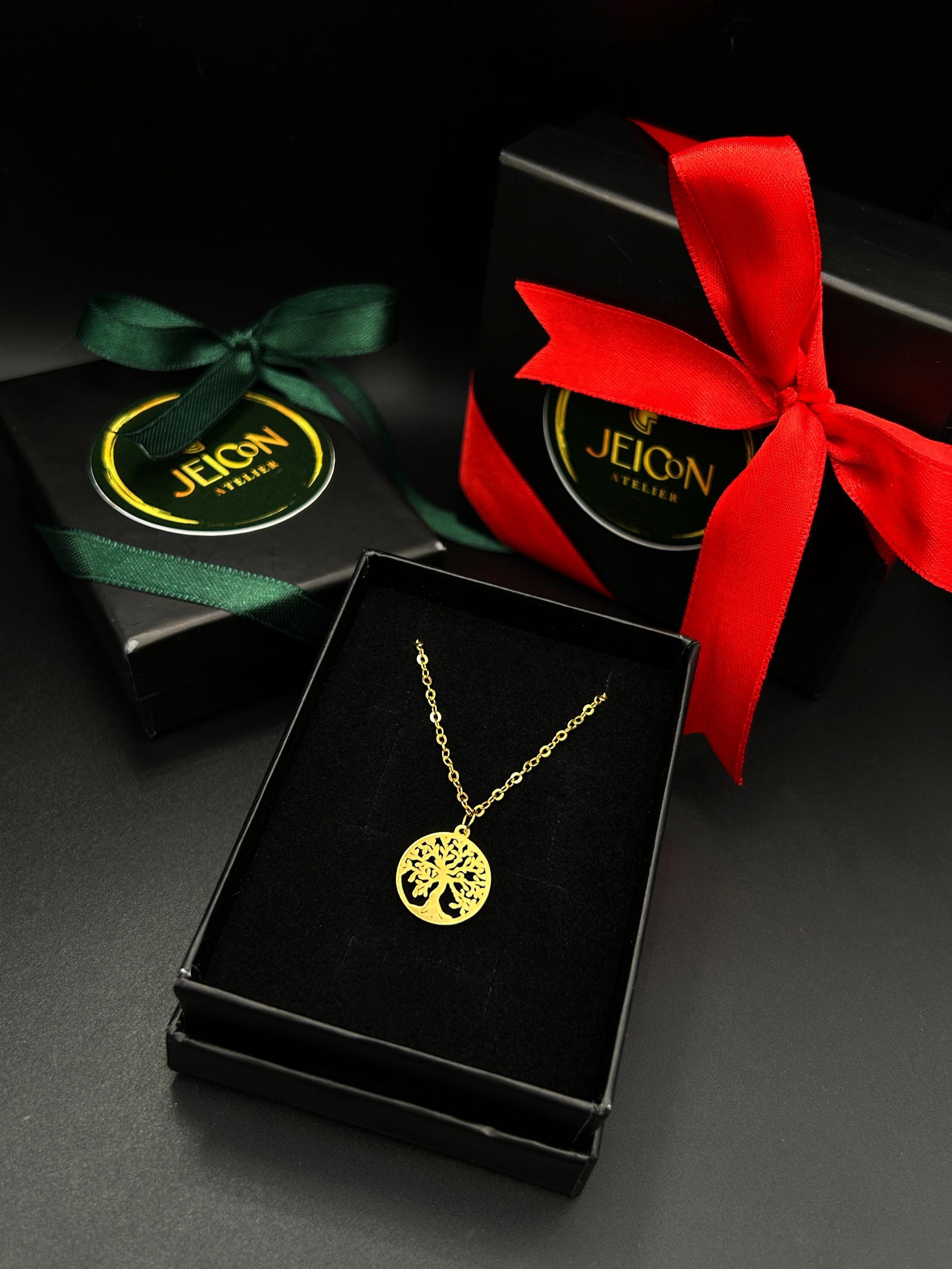 14k Solid Gold Playboy Bunny Pendant Necklace - Handmade Charm 