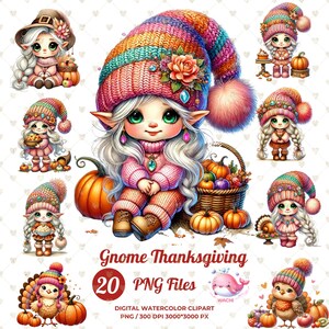 Gnome baby thanksgivingpng turkeypng thanksgive png gnome thanksgiving png bestseller fall coquettebows png fall seasone holiday gnomepng