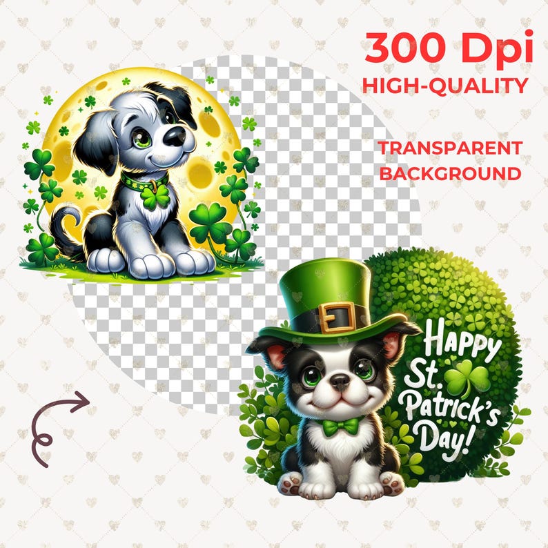 St Patrick Days Png Irish Days Svg Png St. Patrick's Day Puppies ...