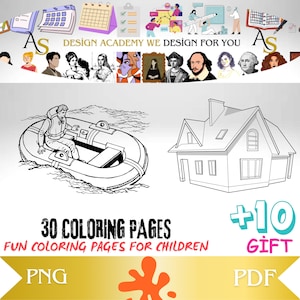 Princess Coloring Pages for Kids – Fun & Educational Printables | Toddler Activity Sheets | Instant Download Book