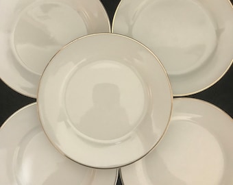 1900 年代 フランス アンティーク 金箔ディナープレート ALFRED