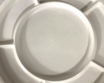 Six Section Fondue Appetizer Snack Fruit Sushi Vegetable Round Ceramic Serving Plates (10 1/2 Inches)