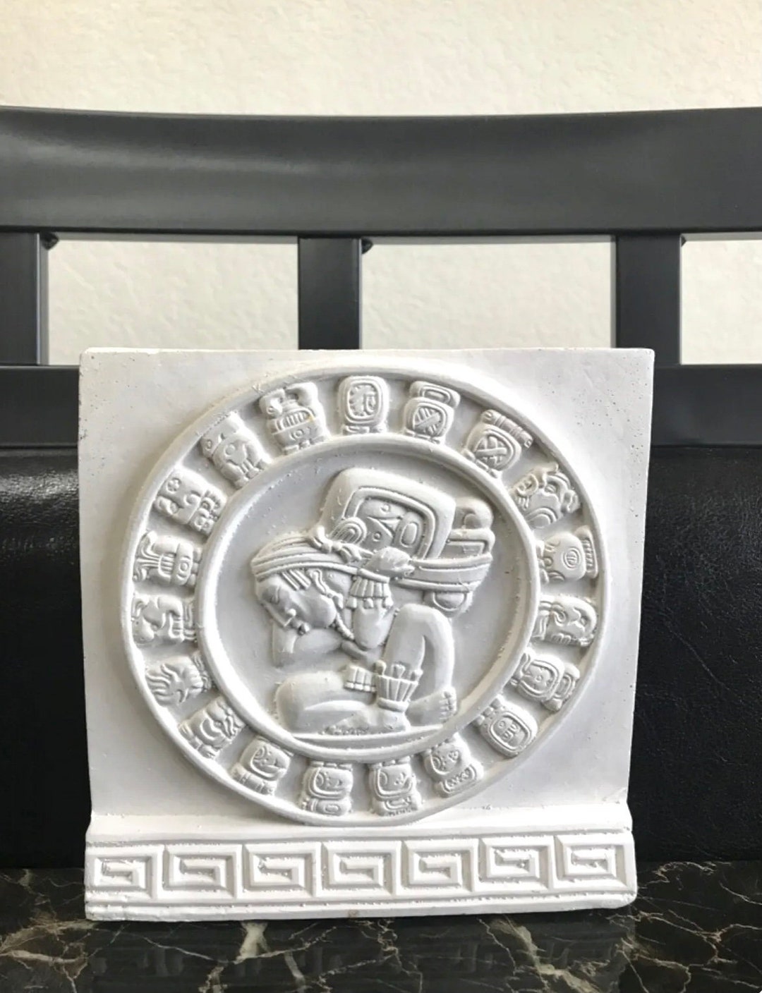 Mayan Calendar Renato Dorfman Carved Plaster Cast Art Plaque Tile - Etsy