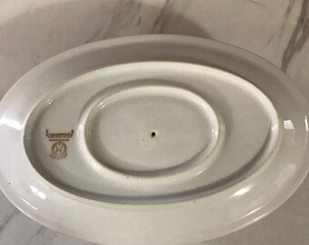 日本製ノリタケ ウェルズリー ハンドクラフト ブルー ピンク 花柄