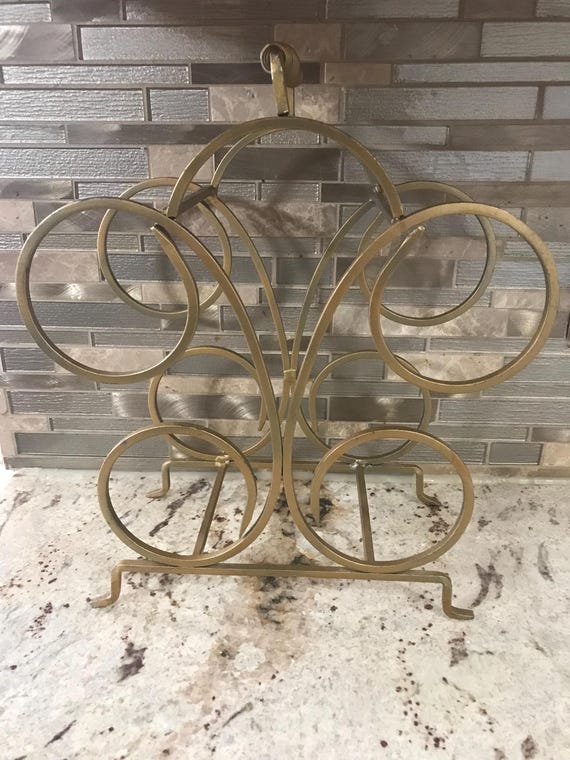 Lot De 2 Supports Décoratifs Pour Bouteille De Vin, Motif