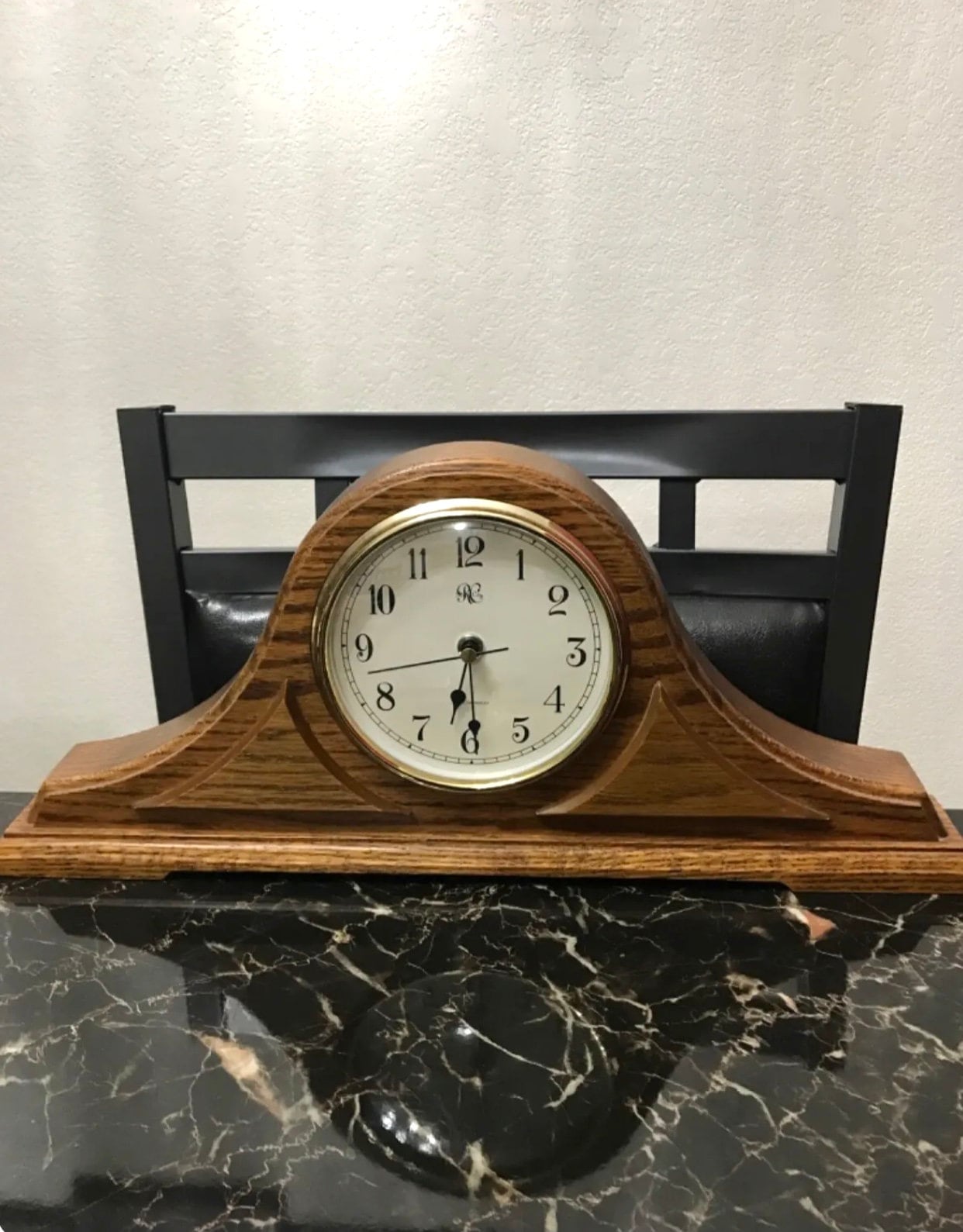 River City Clocks Walnut Mantel Clock Radio Controlled - Etsy