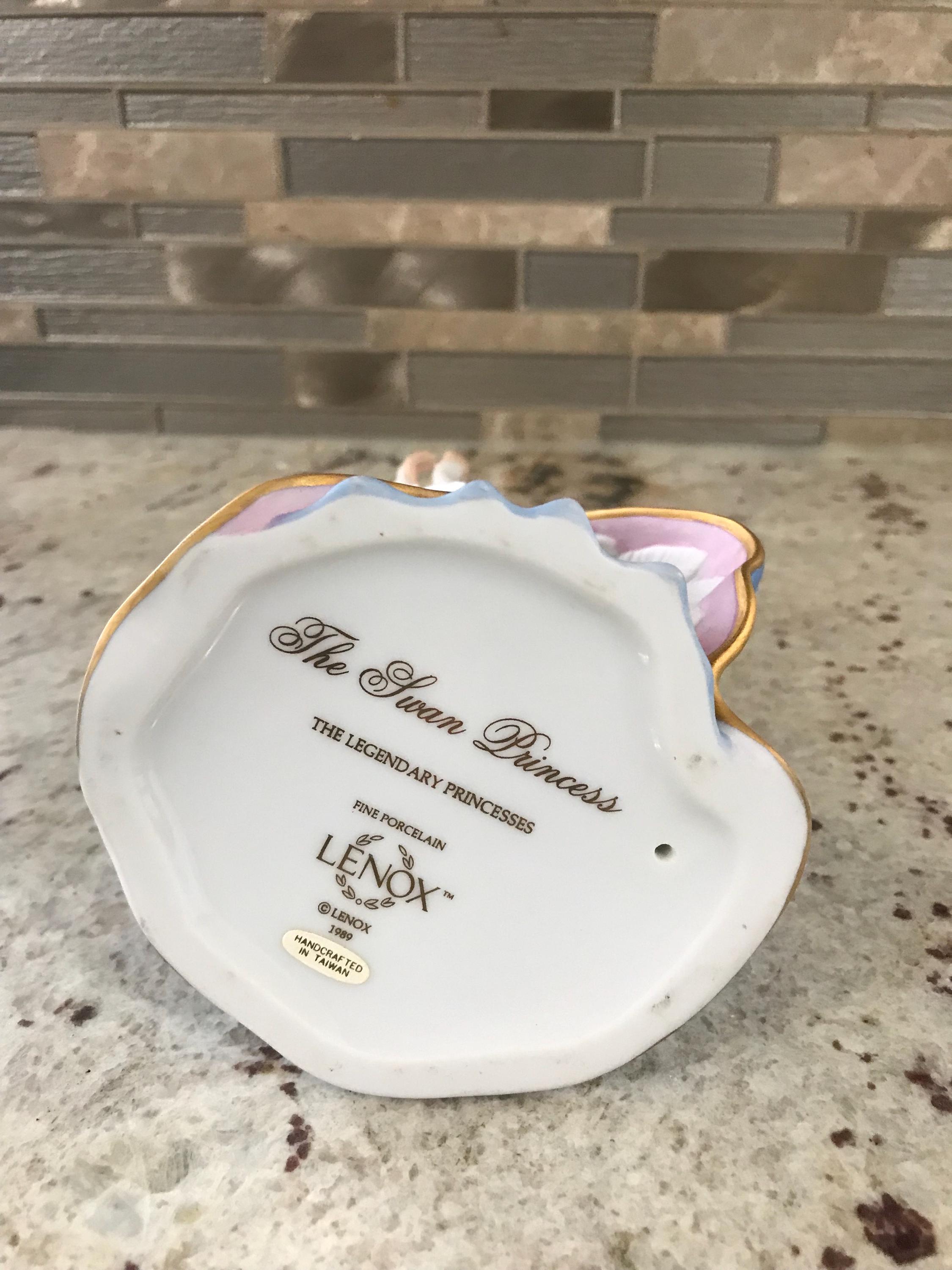 1989 the Swan Princess With Angel Wings by Lenox Collectible Fine