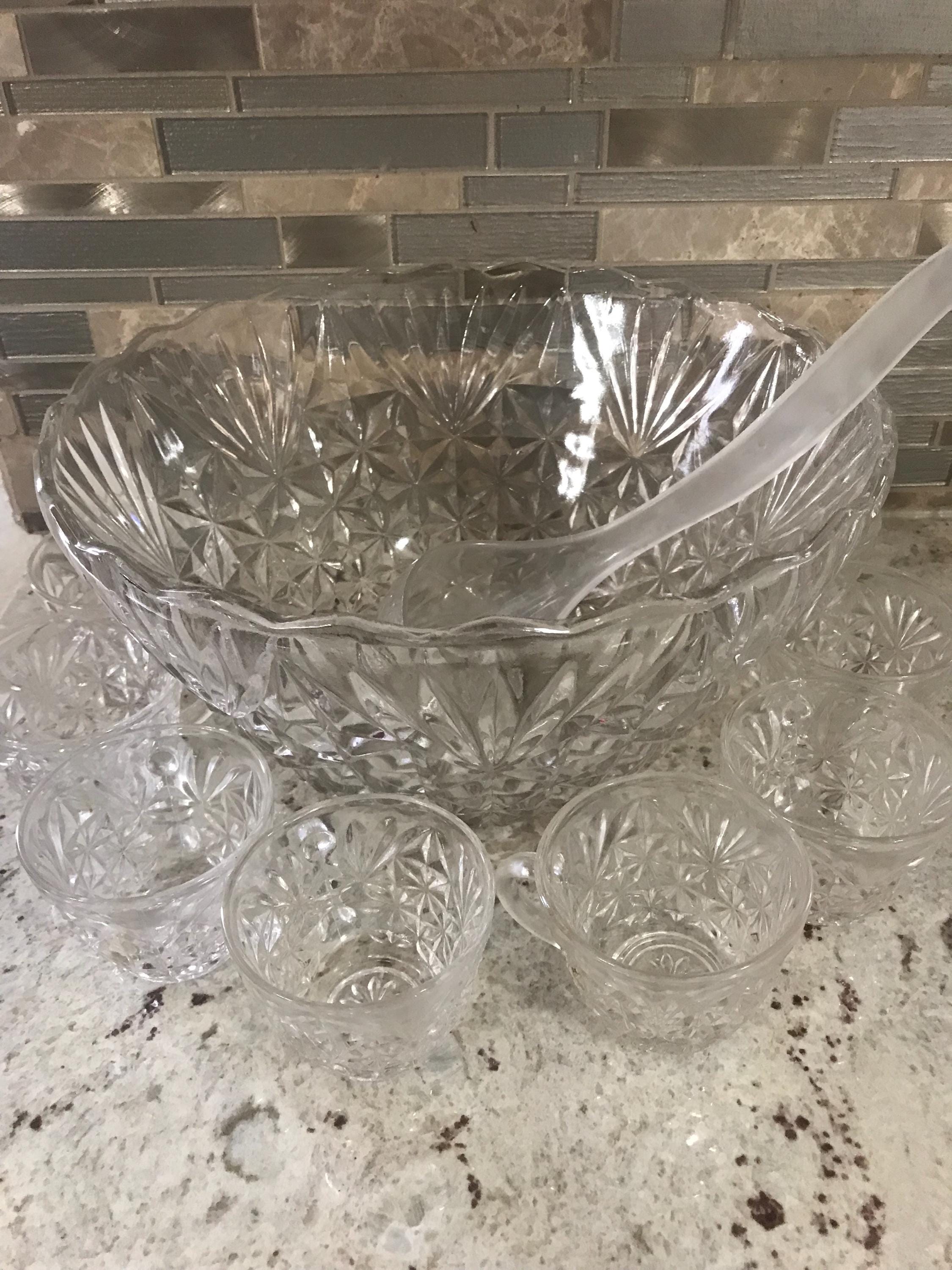 ANCHOR HOCKING社のPUNCH ボウルセット　ARLINGTON27 27 Piece Vintage Design Punch Set Anchorglass Anchor Hocking Glass