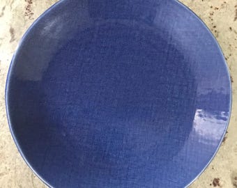 Mikasa Dark Blue Stone Mountain Denim Stoneware Round Durable Oven