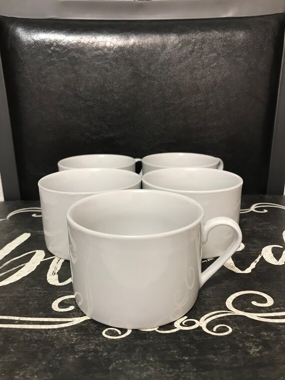 8 oz coffee mugs ceramic 8 oz. Tritan, White, Stackable Mug with Handle, (10.5 oz. rim-full), 3 –  BreadBaskets.com main image 0