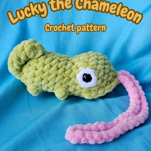 Lucky the Chameleon PDF Crochet Pattern