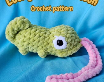 Lucky the Chameleon PDF Crochet Pattern