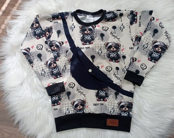 Sweater with bum bag size 116 "Teddy"